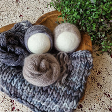 Load image into Gallery viewer, Large Bundle: Storm Grey/Purple with mohair set