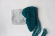 Load image into Gallery viewer, Teal Bunny Bonnet
